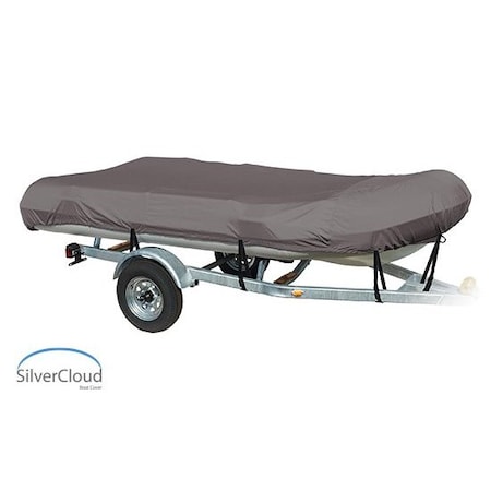 Eevelle Boat Cover INFLATABLE, Outboard Fits 15ft 6in L up to 88in W Charcoal SCINF1588B-CHL